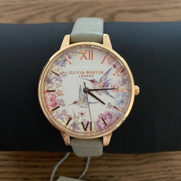 OLIVIA BURTON PAINTERLY PRINTS WATCH WITH 38MM WHITE FLORAL  display picture 3